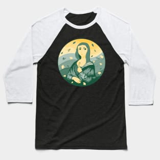 Monalisa Baseball T-Shirt